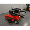 GRÜNIG GSE-1500 Balayeuse autopropulsée à monter sur chariot élévateur, largeur de travail 1500 mm, système de pulvérisation d'eau 100 l, bac à déchets 260 l