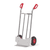 Fetra Diable en tube d'aluminium avec pelle en aluminium, capacité de charge 150 kg