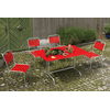 Schaffner Table métallique Rigi avec plateau en acier rabattable, en divers modèles