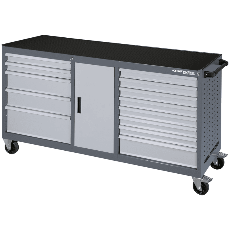 KRAFTWERK BT LINE Werkzeugwagen XXL BT1800, 13 Schubladen, leer, LxBxH 470 x 1805 x 1000 mm
