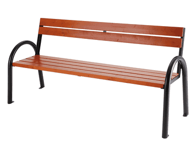 Banc pour s'asseoir Rotterdam avec dossier et accoudoir