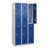 C+P Vestiaire Basis Plus à deux étages, h x l x p 1850 x 900 x 500 mm, en diverses versions