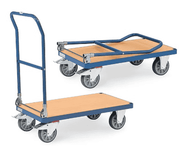 Fetra Plattformwagen klappbar, Gesamttragkraft bis 600 kg, vier verschiedene Grössen