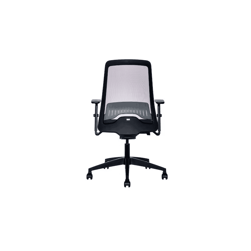 Bürostuhl Interstuhl 172E4 mit Armlehne, Mesh Rückenlehne, schwarz