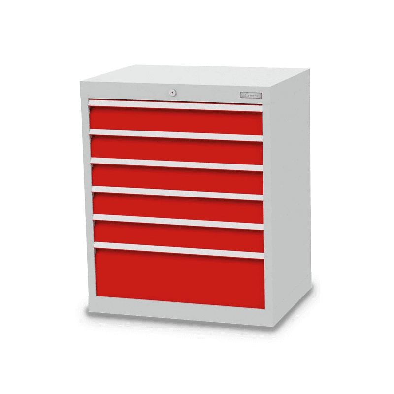 Bedrunka+Hirth Armoire à tiroirs, profondeur 500 mm, R 24-16, nombre de tiroirs 6