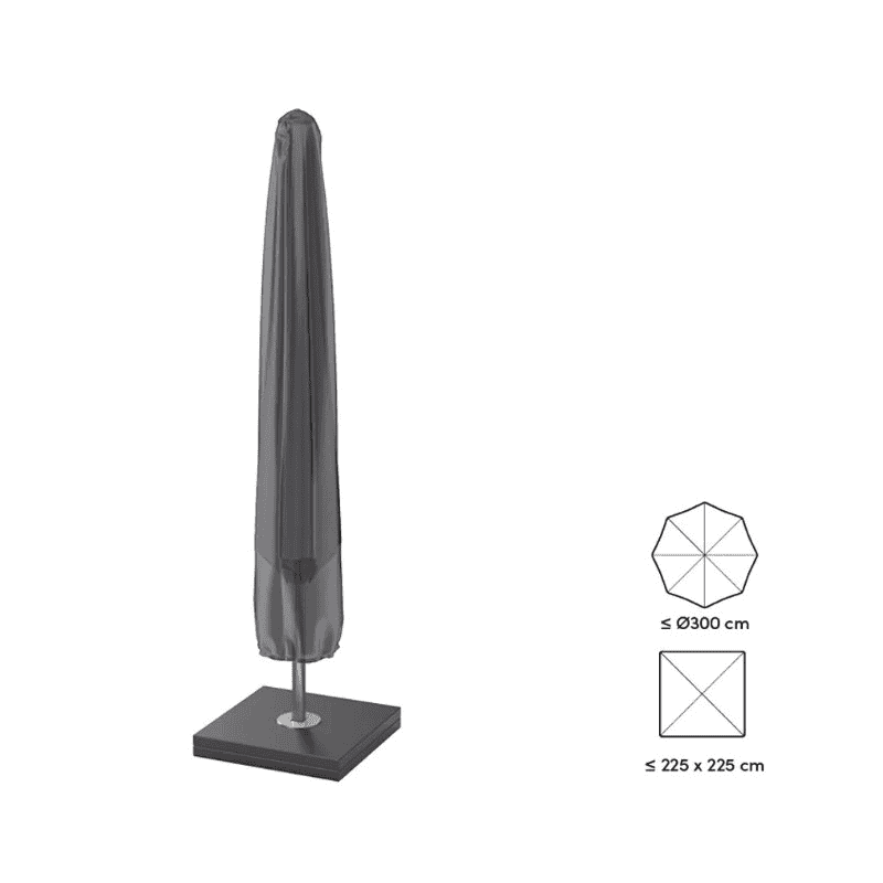 Platinum AeroCover Schutzhülle für Sonnenschirme mit Mittelmast, Höhe 1650 mm, Durchmesser 250/350 mm