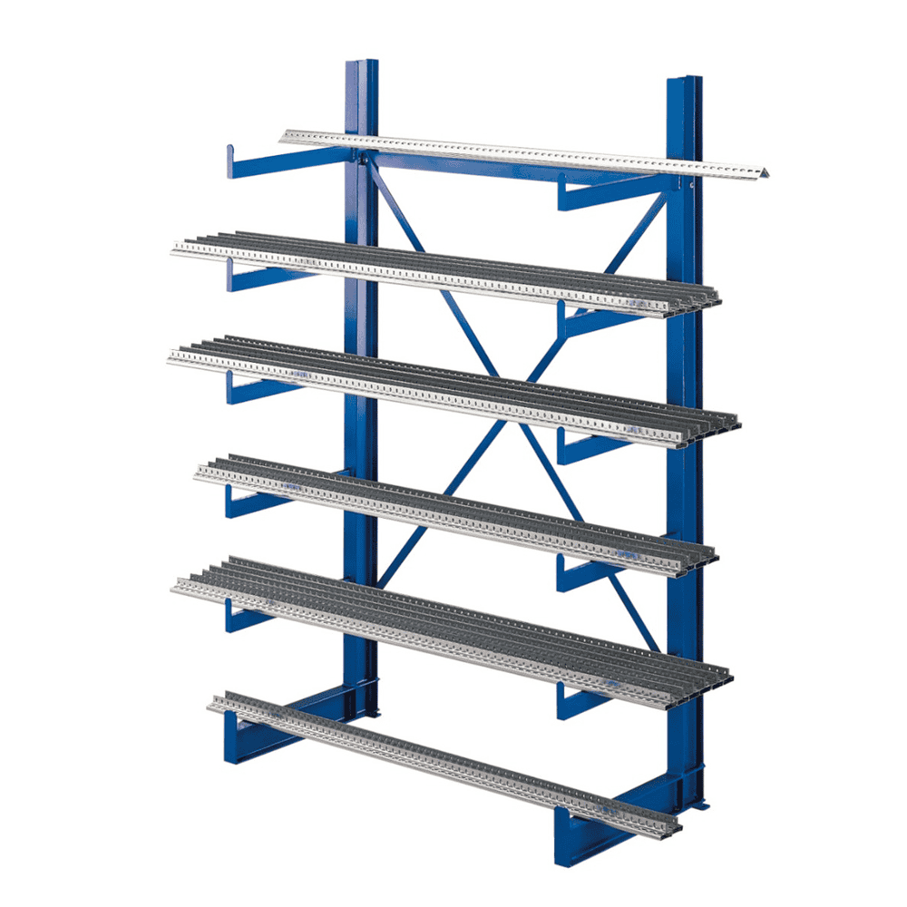 Schulte K-1000 Kragarmregal-Set, RAL 5010 enzianblau, in diversen Ausführungen