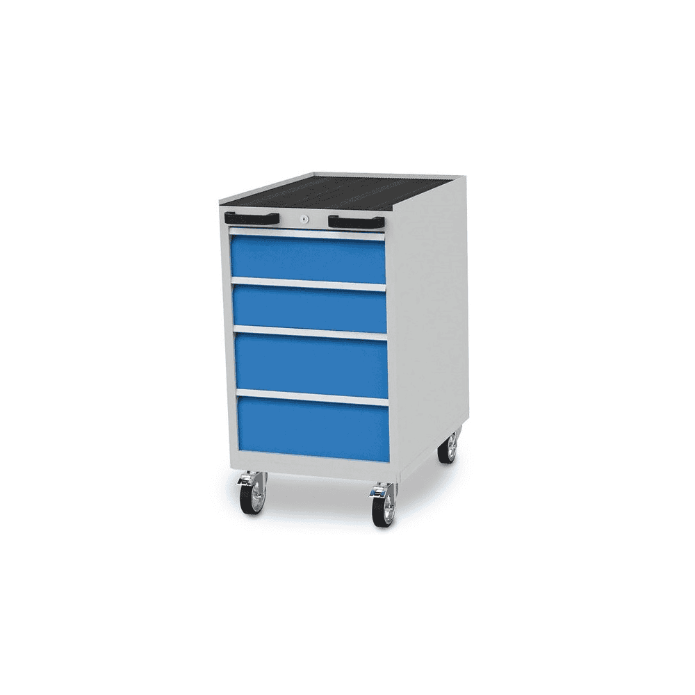 Bedrunka+Hirth Mobiler Schubladenschrank, R 18-24, 4 Schubladen, 555 x 736 x 990 mm