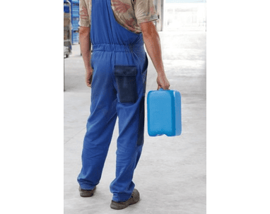 Bidon en plastique en PEHD, 5 litres, bleu