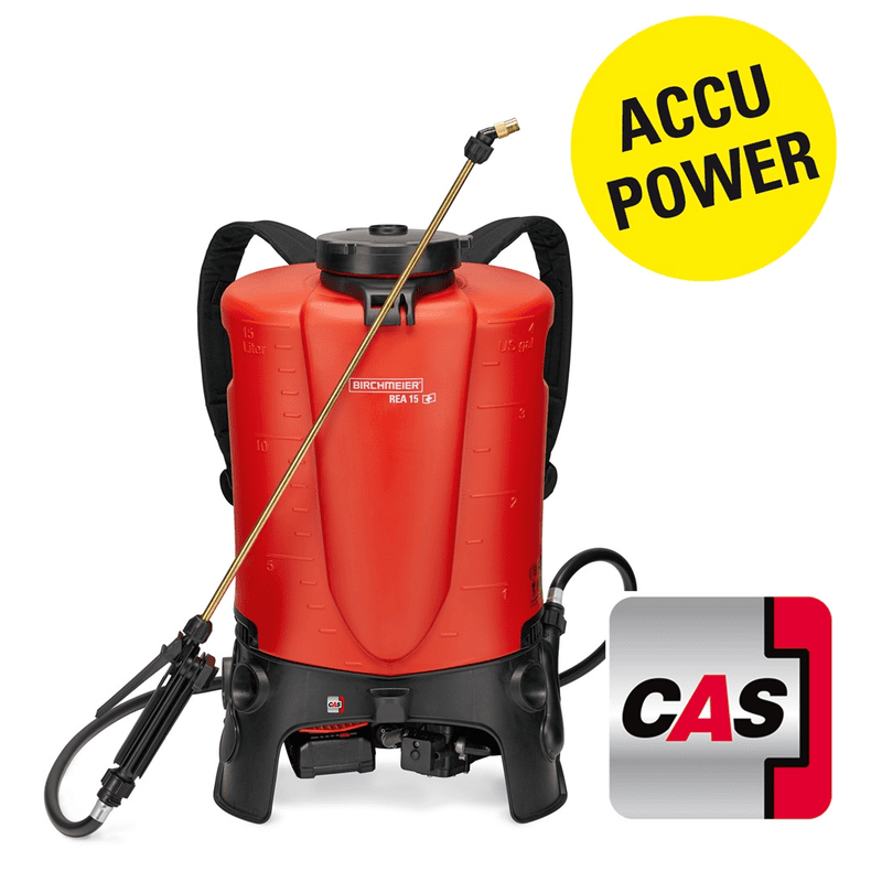 Birchmeier Akku-Rückensprühgerät REA 15 AC1, Füllmenge 15 l, mit Li-Power Akku (18 V / 2.0 Ah) und Ladegerät