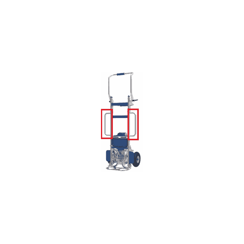Élargissement pour diable monte-escaliers électrique 