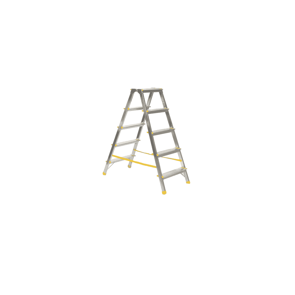 Stufenleiter aus Aluminium, 5 Stufen