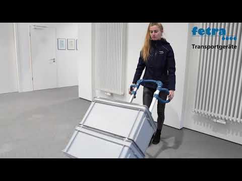 Fetra Alu-Kompaktkarre Wuppi mit Klappschaufel, Tragkraft 200 kg