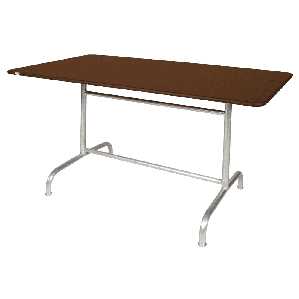 Schaffner Table métallique Rigi avec plateau en acier rabattable, en divers modèles
