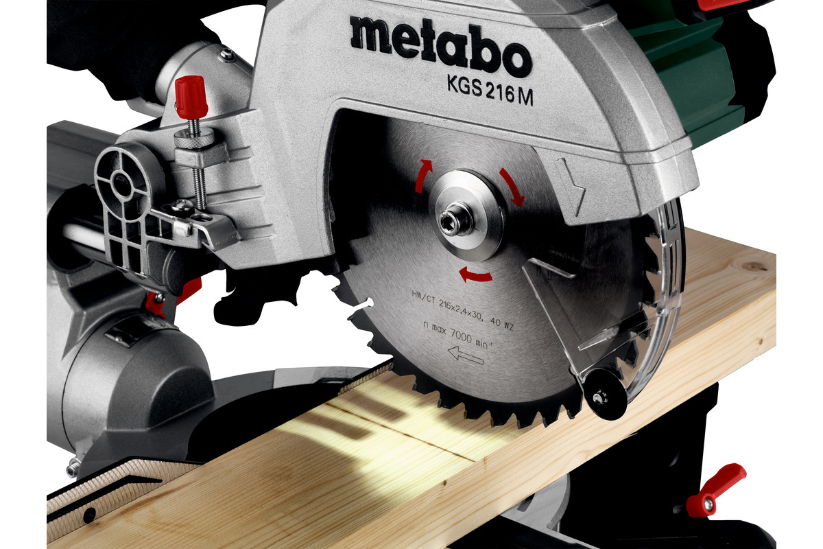 Metabo Kappsäge KGS 216 M, mit Zugfunktion, 1200 Watt