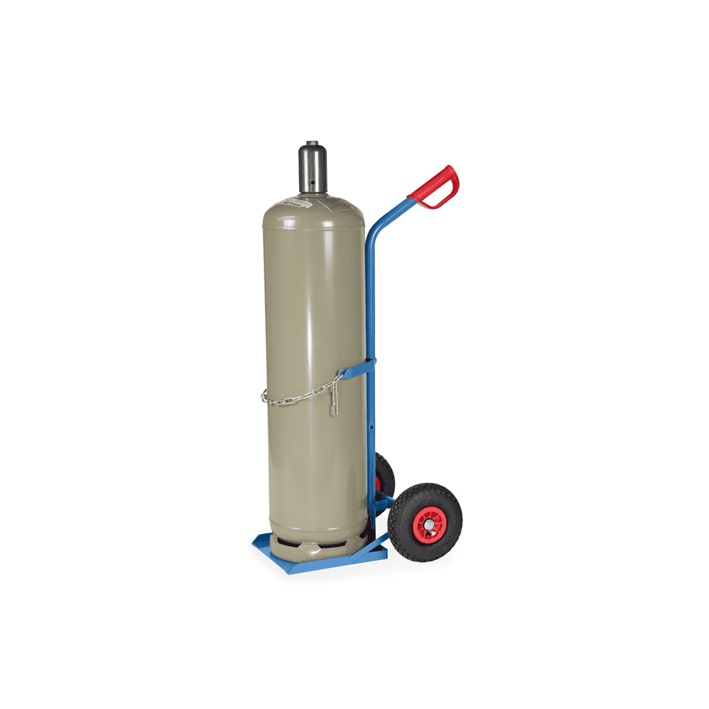 Fetra Stahlflaschenkarre für 1 Propangasflasche 11 kg Ø 300 mm oder 33 kg Ø 318 mm