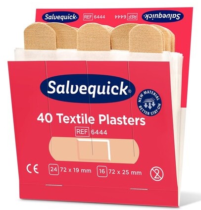 Pansements textiles, Salvequick 6444, paquet de 6 x 40 pièces