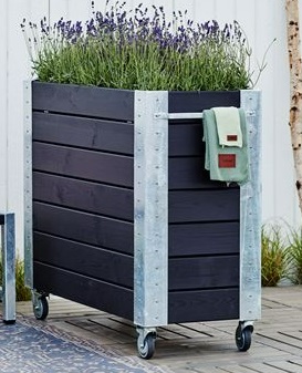 PLUS roues pour parterre surélevé, 4 pièces, Ø 100 mm