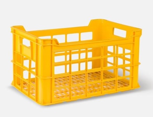 Transportbehälter gelb - für Backwaren, 600 x 400 mm