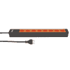 Steffen Steckdosenleiste ALU MODULAR PDU, 8 x T13, 10 A, IP20, 3 m Kabel, mit Überstromschutz, diverse Farben
