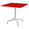 Schaffner Table de jardin Rigi, châssis en tube d'acier galvanisé à chaud, en diverses exécutions