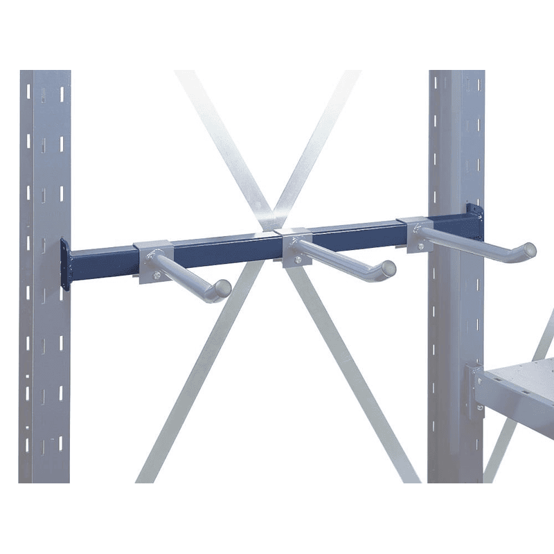 Accessoire Rail de support pour bras tubulaires pour rayonnages cantilever LIGHT & MEDIUM