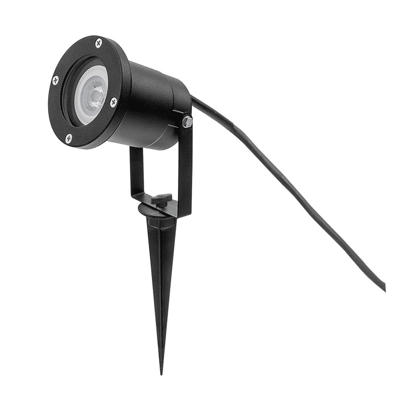 Steffen GardenLine Spot mit LED-Lampe 6W, 480lm, 2700K, H05RN-F, T12