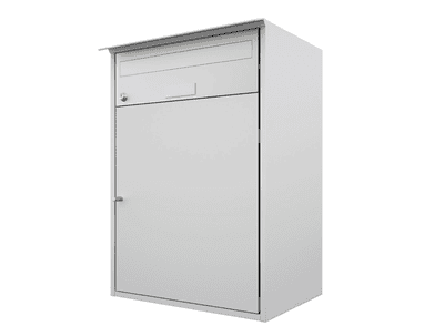 Huber Briefkasten Alu 400 aus Aluminium mit 40 l Ablagefach, diverse Farben