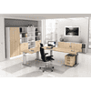 Table de bureau Glarus, réglable en hauteur mécaniquement, en divers modèles