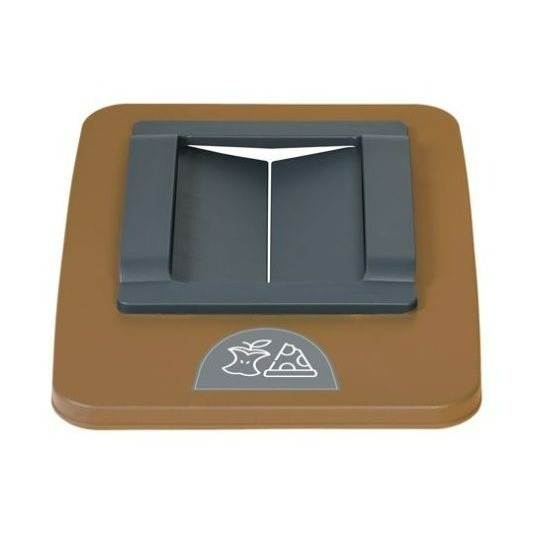 FLEXI ouverture avec clapet à bascule pour poubelle, gris