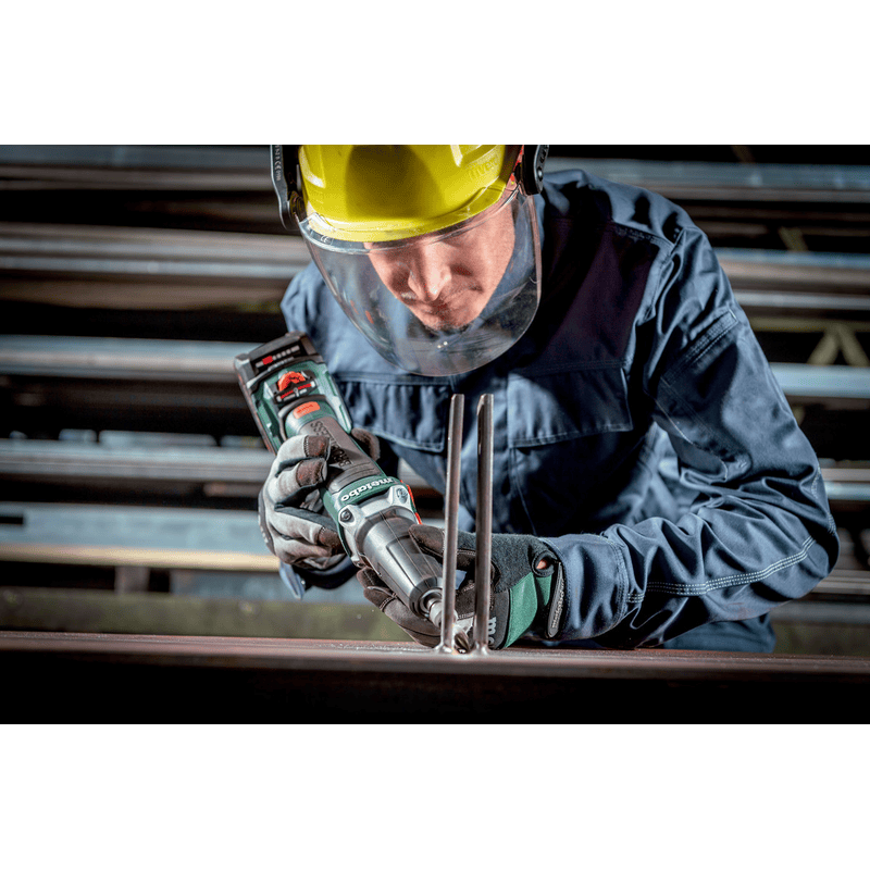Metabo Akku-Geradschleifer GVB 18 LTX BL 11-28, 18 V (Solo) in zwei Ausführungen