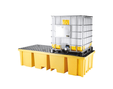 Auffangwanne für 2 IBC-Container
