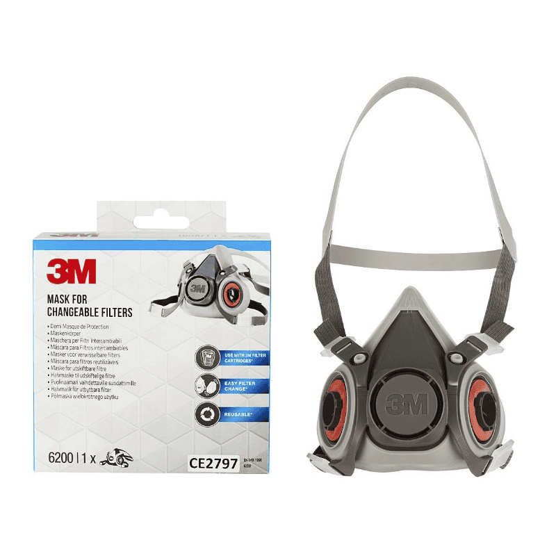 3M Corps de masque 6200 Gris, 1 pièce