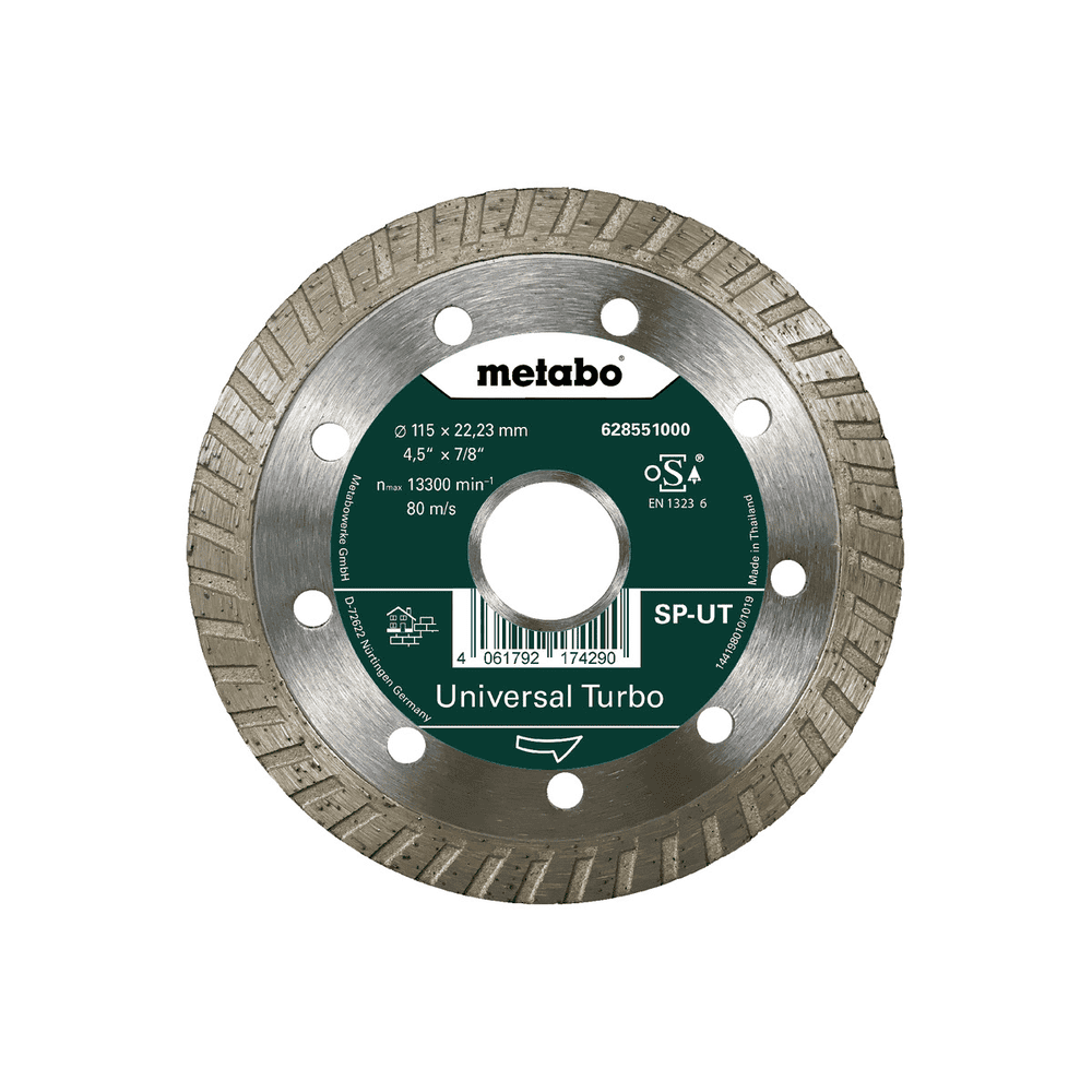 Metabo Diamanttrennscheibe 115x22,23x2,2x10mm, SP-UT Universal Turbo