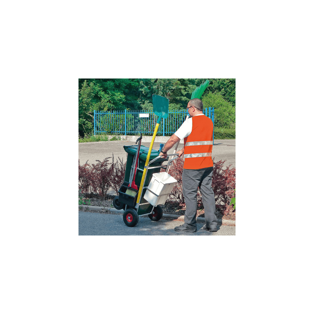Chariot de nettoyage pour une manipulation facile des bacs - 120 litres
