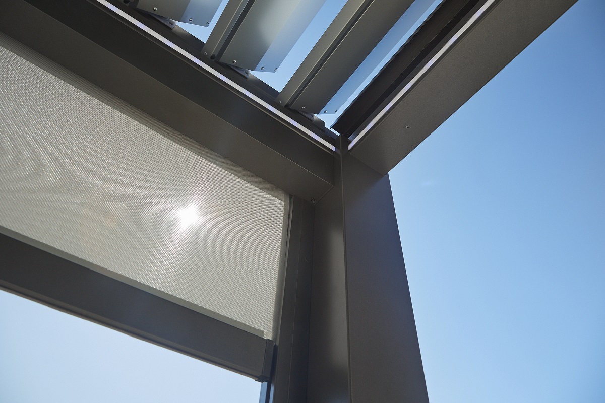 Biohort Sonnenschutzrollo elektrisch - Zubehör zu Pergola, in 3 Farben