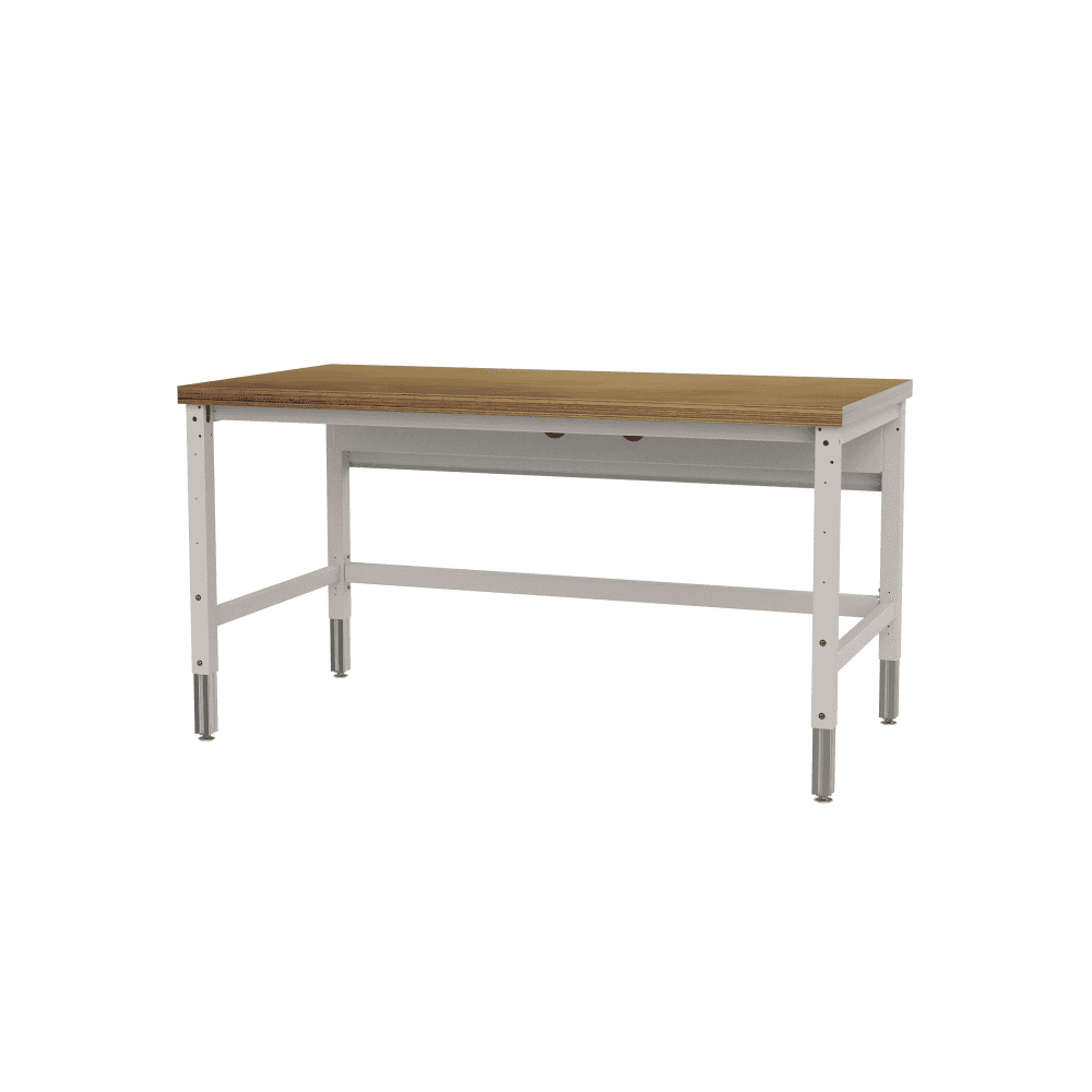 Bedrunka+Hirth Packtisch Komfort, Grundtisch Tiefe 900 mm, höhenverstellbar mit Klemmfeststellung, 2000 x 900 mm