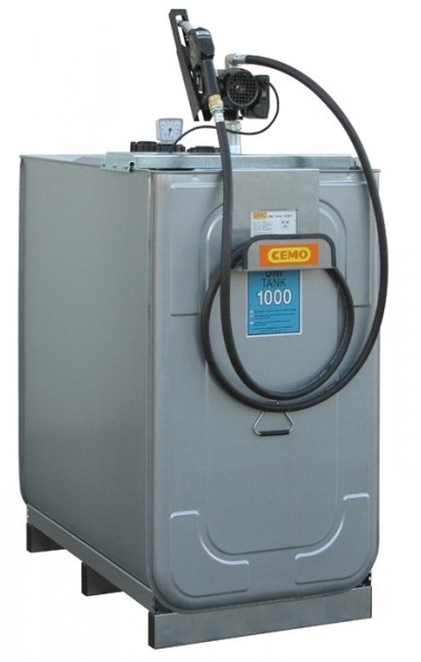 Dieseltank Premium Einsteigerpacket von CEMO mit Elektropumpe 230 V für den Innenbereich | Inhalt 1000 l