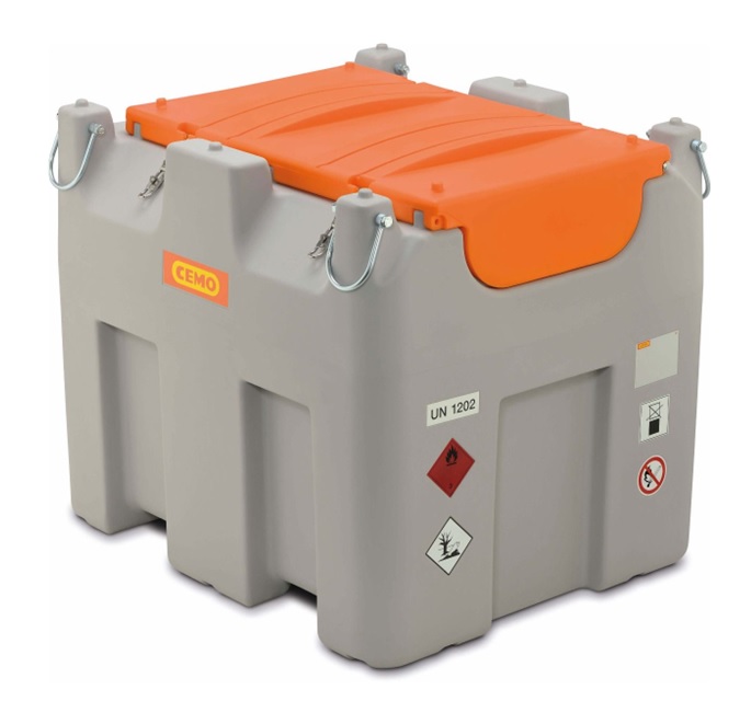 DT-Mobil Easy 980 l Basic, mit ADR-Zulassung und Elektropumpe Cematic 56/18, 18 V, 60 l/min.