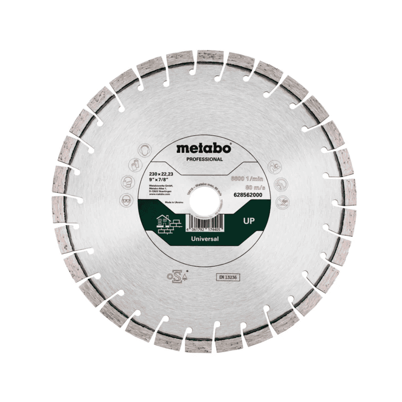 Metabo Diamanttrennscheibe "UP" Universal "professional", 230 x 22,23 mm