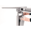 Table de bureau Glarus, réglable en hauteur mécaniquement, en divers modèles