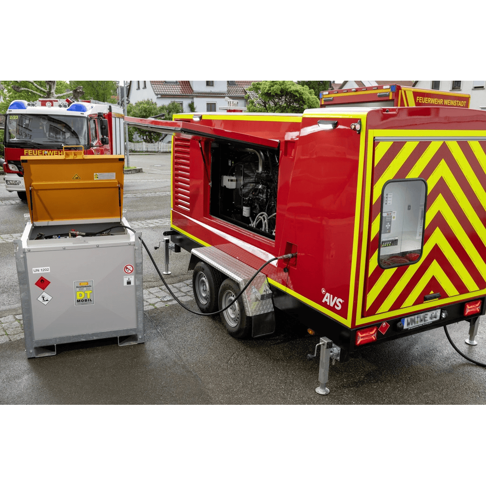 CEMO DT Mobil PRO Stahl Katatstrophenschutztank 980 l, in zwei Farben