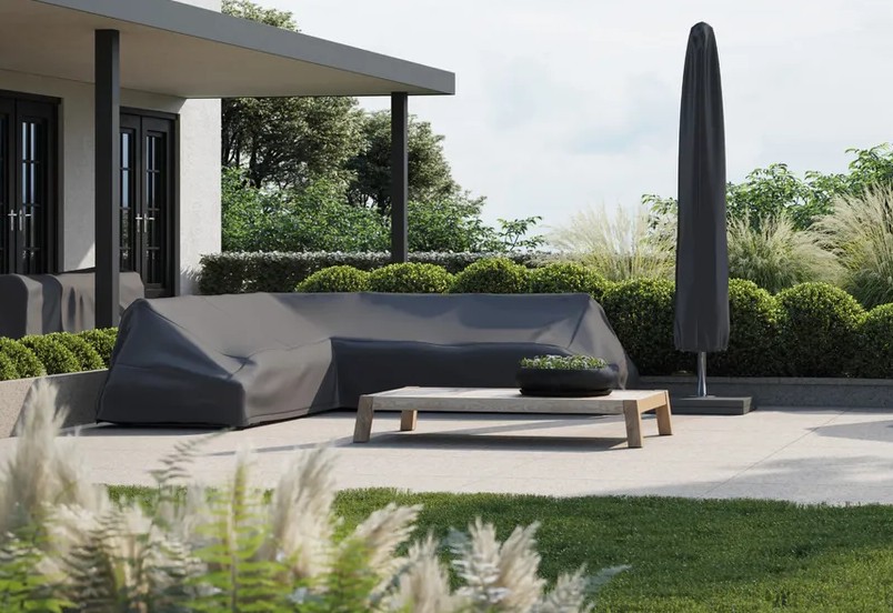 Platinum AeroCover Schutzhülle Lounge L-Form, links, LxLxBxH 3500 x 2750 x 900 x 700 mm