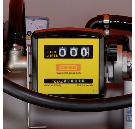 Dieseltank CUBE von CEMO mit Elektropumpe 230 V mit Zähler und Filter für den Aussenbereich | Inhalt 1000 – 7500 l