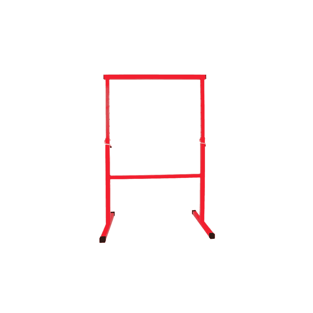 Tréteau de travail SIMPLEX rouge, capacité de charge 200 kg