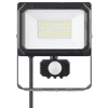 Steffen LED Aussenwandleuchte mit PIR-Bewegungsmelder 120°, schwarz, IP65