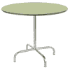 Schaffner Table de jardin ronde Rigi, résistante aux intempéries, rabattable et stable, en diverses exécutions