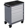 KRAFTWERK BASIC LINE Werkstattwagen BT700, 5 Schubladen, inkl. Werkzeug, 154-teilig, BxTxH 719 x 474 x 1000 mm