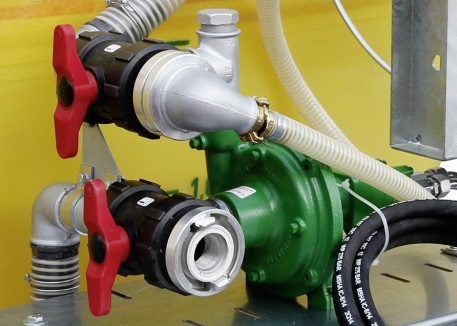 Pompe 100 - 350 l / min, non auto-amorçante, avec moteur hydraulique, pièce complémentaire pour BWS 500