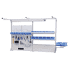 Bedrunka+Hirth Multi-Wand-Aufbau mit Magnetwand und Schwenkarm, BxTxH 2000 x 750 x 1250 mm